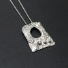 VOLCANO unique silver pendant