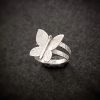Silver Butterfly ring