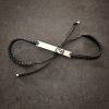 Anchor silver bar bracelet