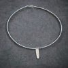 Silver pendant with glass beads - Image 3