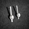 Silver stud earrings - Image 2
