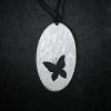 Oval butterfly necklace - Image 2