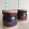 Cup with straw holder