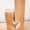 Tall Heart Detailed Candle or Plant Stands - Image 2