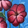 Acrylic Painting Featuring Imaginative Flowers