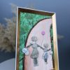 Framed Pebble Picture ''The bond'' - Image 4