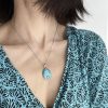 Hand Painted Pebble Necklace "The Pearl" - Image 6