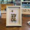 Framed Pebble Art “Happy Bunnies” - Image 2
