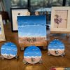 Pebble Art On Wood Slice "Sea Turtle" - Image 7