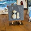 Pebble Art On Canvas "Dogs And Cats Can Be Friends" - Image 7
