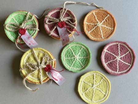 Fruit slices coasters