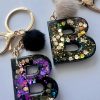 Made to order custom alphabet keychains.