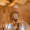 Vintage Gold Pearl Watch - Image 6
