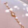 Vintage Gold Pearl Watch - Image 5