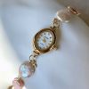 Vintage Gold Pearl Watch - Image 3