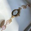 Vintage Gold Pearl Watch