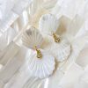 Scallop Shell Earrings - Image 3
