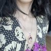 Hand Painted Pebble Necklace "Frida" - Image 4