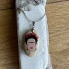 Hand Painted Pebble Necklace "Frida" - Image 2