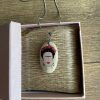 Hand Painted Pebble Necklace "Frida" - Image 3