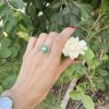 Painted Stone Ring “Lotus” - Image 2