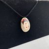 Hand Painted Pebble Necklace "Frida" - Image 9