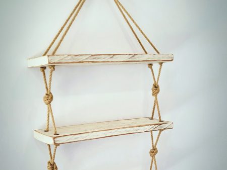 Rope Shelfs - White wash