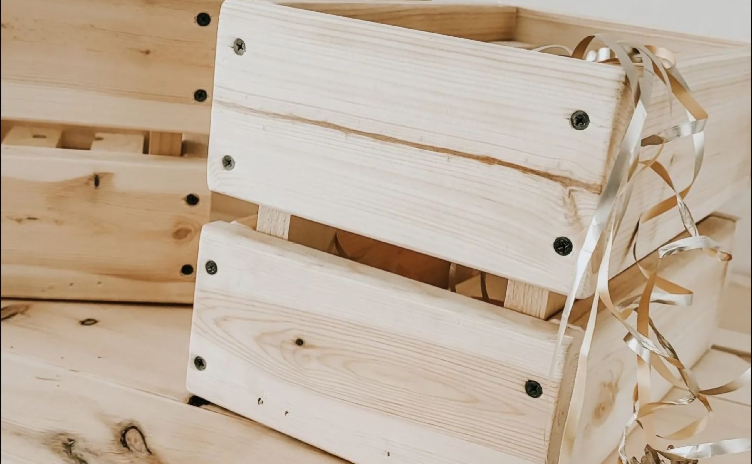 Wooden Crate or Christmas Eve Box - Image 6