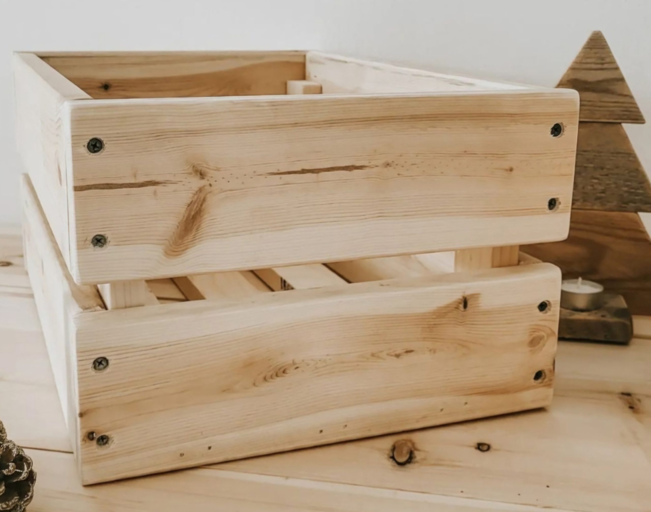 Wooden Crate or Christmas Eve Box - Image 3