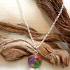 Clear Ball with Colour Flowers 3