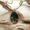 Vintage Pendant with Earrings Set
