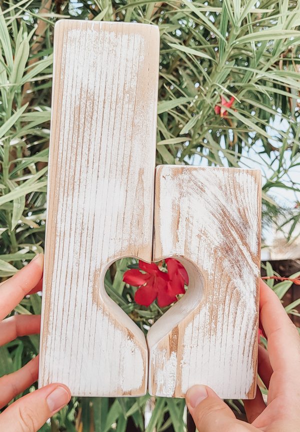 Tall Heart Detailed Candle or Plant Stands