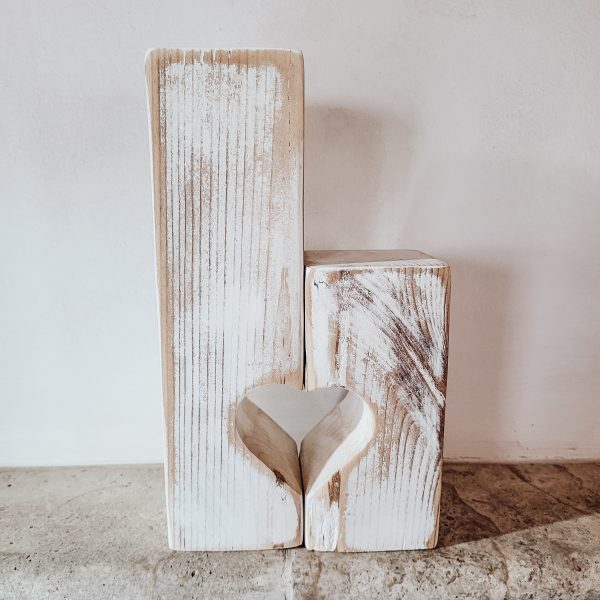 Tall Heart Detailed Candle or Plant Stands - Image 11