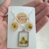 Yellow Flowers Jewelry Set - Image 3