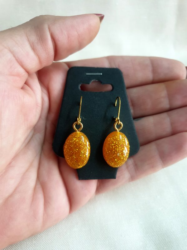 Round Purple Earrings - Image 8