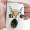 Vintage Pendant with Earrings Set - Image 4