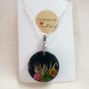 Pendant With Flowers - round - Image 2