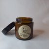 Soy wax in a brown jar