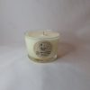 Soy wax in clear jar