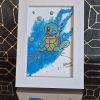 Squirtle with Glasses Original, One-of-a-kind Artwork