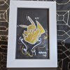 Jumping Pikachu Original, One-of-a-kind Artwork