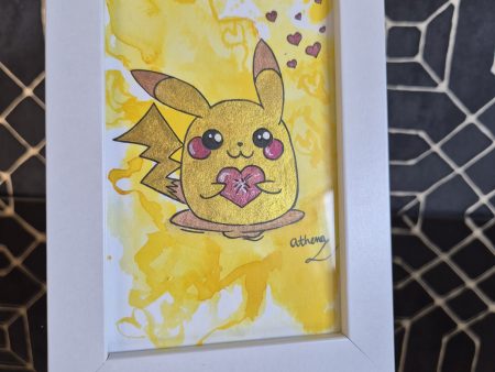 Pikachu Love Original, One-of-a-kind Artwork