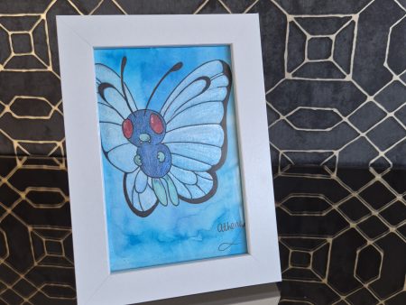 Butterfree Original, One-of-a-kind Artwork