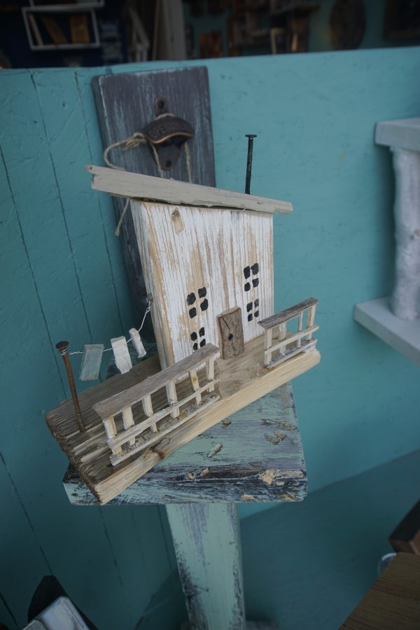 Old wood house art