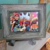 Rustic photo frame with own unique stand - Image 4