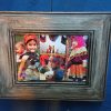 Rustic photo frame with own unique stand
