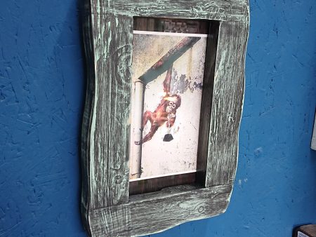 Old style rustic photo frame