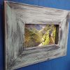 Old style rustic rectangle photo frame