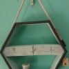 Hexagonal hanging display with pallet block shelf - Image 2