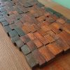 Handmade, multiple wood hot plate/serving platter